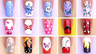 Easy Nail Art for Beginners at Home  Top 28 Nails Art Designs  Olad Beauty [upl. by Michel53]