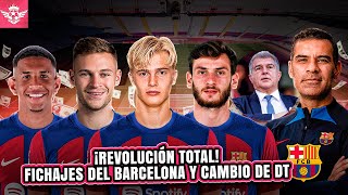 Los FICHAJES y NUEVO DT del BARCELONA para este 2024  ¡Se Vienen los Grandes Cambios [upl. by Madea]