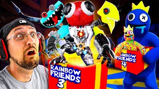 Rainbow Friends Chapter 3 amp 4 comes EARLY Blue Surprises FGTeeV in Roblox [upl. by Terej]