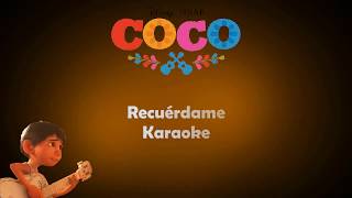 Recuérdame  Coco  Karaoke🎶👵 [upl. by Inatirb]