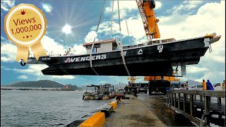 The entire process of making FRP fishing boats in Korea 100 days record [upl. by Remle995]