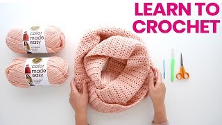 How to Crochet a Scarf  no experience needed [upl. by Guildroy]