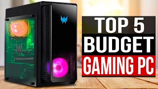 TOP 5 Best Budget Gaming PC 2024 [upl. by Rebeh]