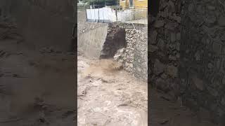 River Revetment Collapsing Process [upl. by Alleyn]