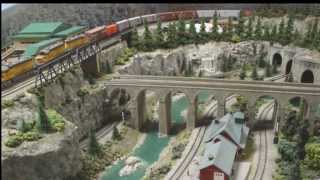 LIFE ON THE SVampGS N Scale Layout HD [upl. by Ttemme]