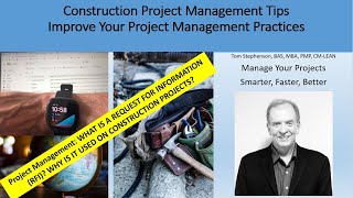 CONSTRUCTION PROJECT MANAGEMENT TIPS WHAT IS A REQUEST FOR INFORMATION RFI WHY IT IS IMPORTANT [upl. by Alliuqal]