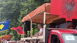 QE NGA JUGU NE VERI🇦🇱🇦🇱BERLINI KUQEZIdiaspora kuqezi traditashqipetare albania berlin [upl. by Notgnirra]