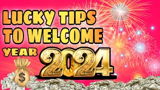 LUCKY TIPS TO WELCOME YEAR 2024  Gawin ito sa pagsalubong sa bagong taon 2024 swerte ito sa pera [upl. by Ayotl]