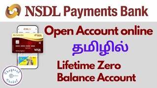 nsdl payment bank account opening online  how to open nsdl payment bank account  nsdl payment bank [upl. by Crotty]