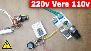 Convertisseur 220v vers 110v Gradateur de Lumiere 220V 50Hz 16A [upl. by Naujyt]