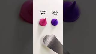 Pink  Violet colourmixing satisfying asmrart [upl. by Junette388]