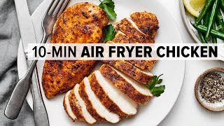 AIR FRYER CHICKEN BREASTS that are super tender flavorful amp juicy [upl. by Enaxor]