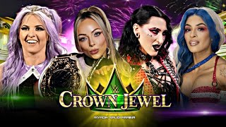 Liv Morgan vs Rhea Ripley vs Candice LeRae vs Zelina Vega Full Match WWE Crown Jewel 2024 [upl. by Lirva]