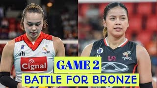 PVL LIVE  CIGNAL HD SPIKERS vs CHERY TIGGO  BATTLE FOR BRONZE  LIVE SCORES and COMMENTARY [upl. by Nairadal]