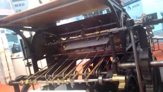 Koening amp Bauer Old Lithographic printing press [upl. by Blackmun]