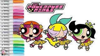 Powerpuff Girls Color Swap Blossom Bubbles Buttercup Hawaiian PPG  SPRiNKLED DONUTS [upl. by Atilemrac]