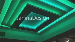 Design Interior Scafa confectionata din gips carton rigips iluminata cu leduri Rgb ★ JaninaDesign [upl. by Lysander]