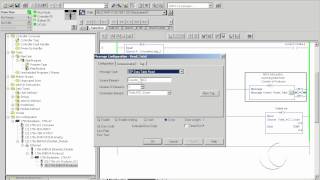 How to set up a Message MSG instruction in RSLogix5000 [upl. by Ardnasak]