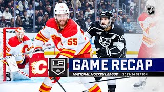 Flames  Kings 1223  NHL Highlights 2023 [upl. by Las912]