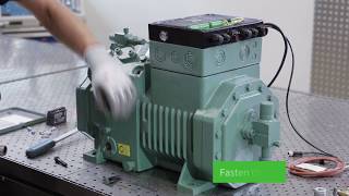 How to mount the BITZER IQ MODULE on reciprocating compressors [upl. by Raf894]