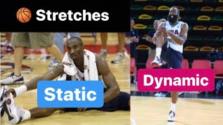 Dynamic and Static Stretches For Basketball Players  JP Productions [upl. by Anaujit]