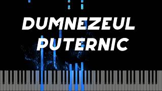 Dumnezeul puternic  Instrumental Pian  Negativ Pian  Tutorial 487 [upl. by Ailene]