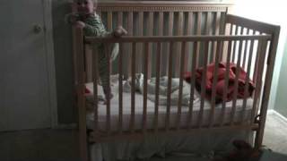 Baby Escapes Crib [upl. by Mays]