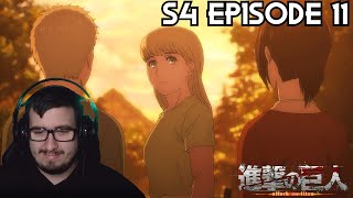 ATTACK ON TITAN SEASON 4 EPISODE 11 REACTION [upl. by Hicks]