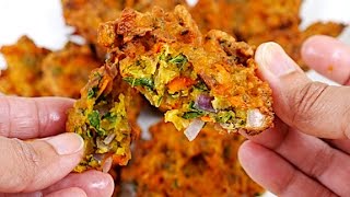 Vegetable Pakoras Recipe [upl. by Millar]