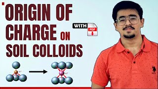 ORIGIN OF CHARGE ON SOIL COLLOIDS  ISOMORPHOUS SUBSTITUITION amp EXPOSED CRYSTAL EDGES [upl. by Emanuel]