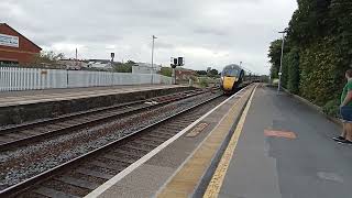 Penzance train arrives at Bridgwater railway station this morning13723 [upl. by Aubigny]