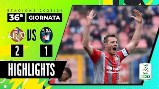 Cremonese vs Pisa 21  La Cremo vince con la firma dei suoi bomber  HIGHLIGHTS SERIE BKT 20232024 [upl. by Anivid]