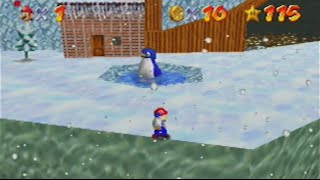 Super Mario 64 Returning the Penguin [upl. by Buffy755]