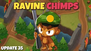 Ravine CHIMPS Black Border Guide Sniper Is Not Dead Yet BTD6 [upl. by Nuahsyd952]