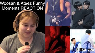 WOOSAN amp Ateez Funny Moments REACTION [upl. by Terryl]