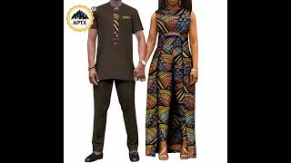 Dashiki Couple Outfits Stylish Kaftan Set httpssclickaliexpresscomeDCZr9zP [upl. by Ivetts]