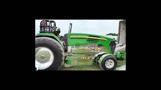 Cole Wildermuth Replacement Deere II Xenia OH shorts tractorpulling fortheloveofpulling [upl. by Armillia]