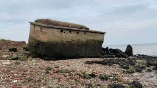 Warden Beach Pillboxes 🥸 Sheerness Isle Of Sheppy Kent  England UK 🇬🇧 [upl. by Vijnas]