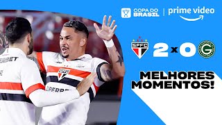 SÃO PAULO 2 X 0 GOIÁS  Melhores Momentos  Copa do Brasil 2024 [upl. by Gabriello]