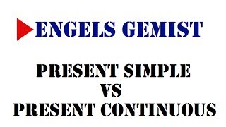 Present Simple vs Present Continuous [upl. by Cohby]