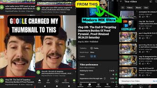 Google amp YouTube Caught Demoting My Videos amp promoting ones with edited malicious thumnail 082824 [upl. by Sholley]