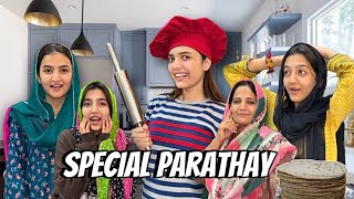 Sehri mein subke liya Special Parathay banye Iftari Boxes bantay Sistrology Fatima Faisal [upl. by Yanaton]