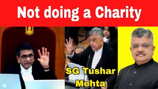 Solicitor General Tushar Mehta in Electoral Bonds Case Supreme Court [upl. by Naggem978]