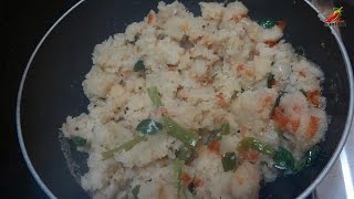 upma Preparation ఉప్మా తయారీ in Telugu [upl. by Halstead]