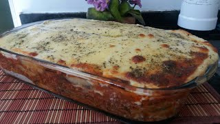 LASANHA DE BERINJELA A MILANESA DELICIOSA 🍆  RECEITINHAS COM AMOR [upl. by Eilis]