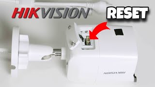 How to reset a Hikvision camera with a reset button [upl. by Rosenzweig]