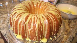 Super Moist Lemon Pound Cake [upl. by Akinirt]