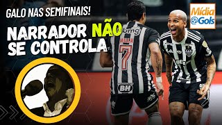 Narrador ENCHE o PEITO e FAZ ISSO com o GALO  AtléticoMG 2 x 0 Fluminense [upl. by Airb]