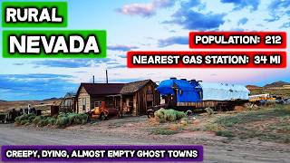 Rural NEVADA Creepy Almost Abandoned Ghost Towns  Who Lives In Them [upl. by Michey889]