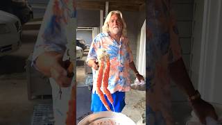 Best king crabs cooked by the best crabber Wild Bill [upl. by Ialocin]